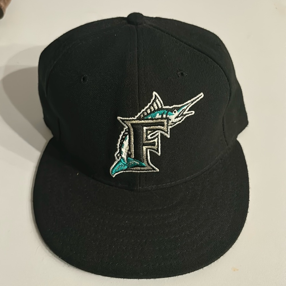 Florida Marlins New Era 59-50 Fitted Hat 7 1/4
